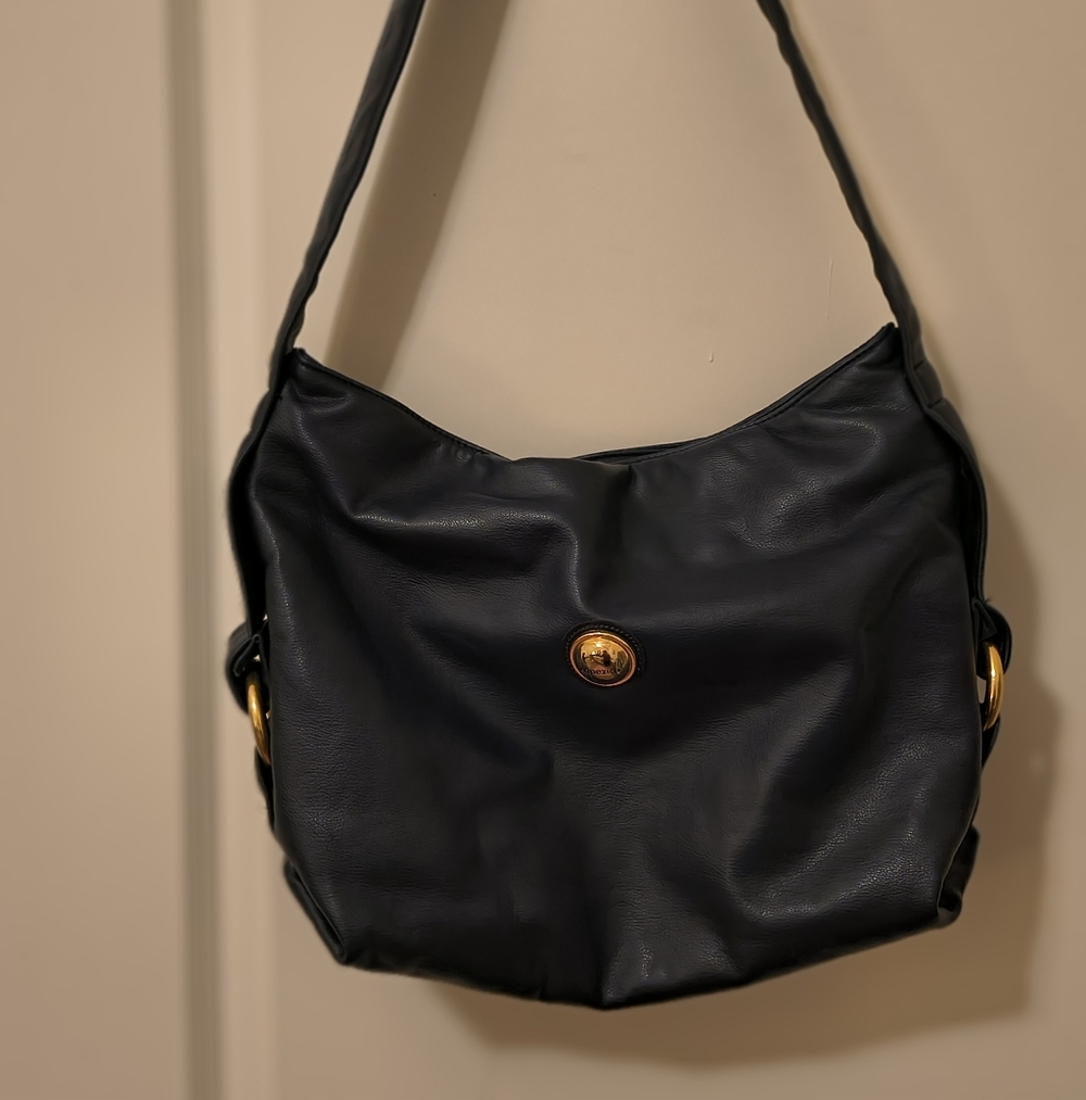 Vintage Capezio Navy leather Bag